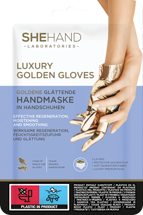 Handmaske gold glättend SHEHAND