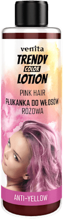 Płukanka do włosów RÓŻOWA Trendy Venita