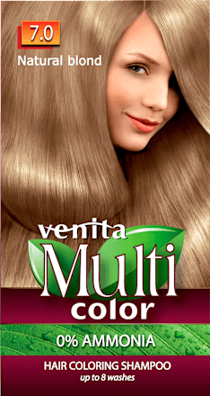 Szampon koloryzujący naturalny blond 7.0 Multi Color Venita