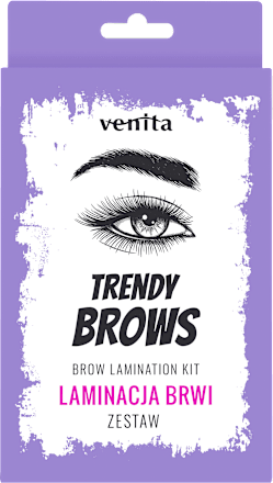Laminacja brwi zestaw Trendy Brows  Venita