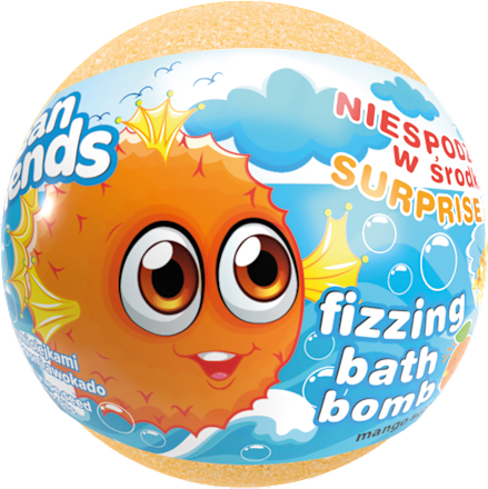 šumivá koule do koupele s překvapením Ocean Friends