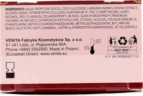 HENNA COLOR TUBA BURGUND NR 11 Venita