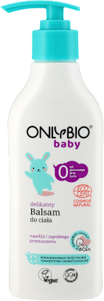 Delikatny balsam do ciała od 1. dnia życia OnlyBio