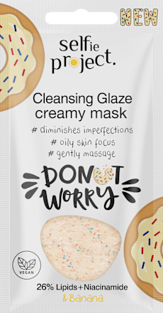 Gesichtsmaske Donut Worry Cleansing Glaze Wash-Off Mask Selfie Project