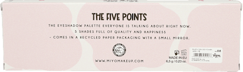 Paleta cieni do powiek Five Points 08 Very Me Miyo