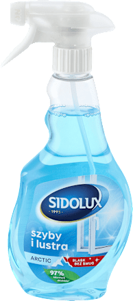 Płyn do mycia szyb Arctic, spray SIDOLUX