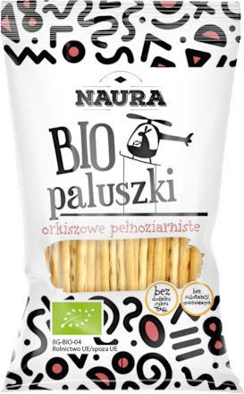 Paluszki orkiszowe pełnoziarniste NAURA