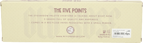 Paleta cieni do powiek Five Points 03 Old Rose Miyo