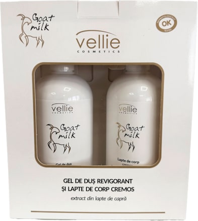 Set pentru îngrijire cu lapte de capră Vellie