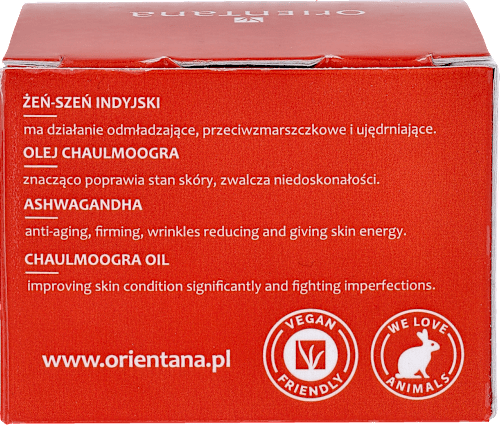 KREM DO TWARZY ŻEŃ-SZEŃ INDYJSKI  Orientana