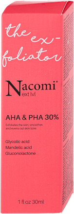 the exfoliator serum za lice AHA & PHA 30% Nacomi