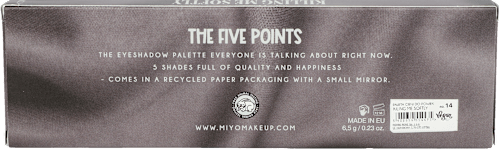 Paleta cieni do powiek Five Points 14  Miyo