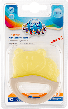 Чесалка дрънкалка, различни цветове/мотиви Canpol babies