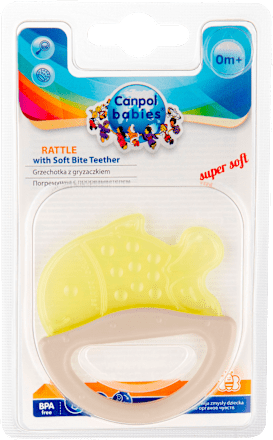 Чесалка дрънкалка, различни цветове/мотиви Canpol babies