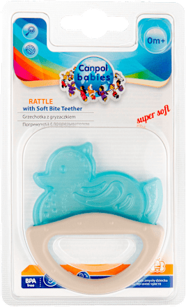 Чесалка дрънкалка, различни цветове/мотиви Canpol babies