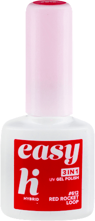 easy 3u1 UV gel lak - 612 Red Rocket Loop  hi Hybrid
