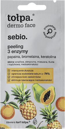 dermo face sebio peeling 3 enzymy tołpa