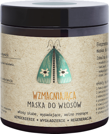 Maska ekspresowa do włosów wzmacniająco-odżywcza LaQ