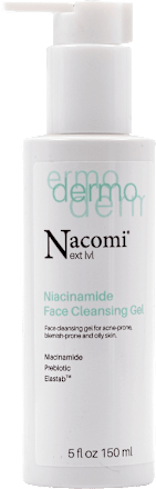 dermo gel za čišćenje lica sa niacinamidom Nacomi