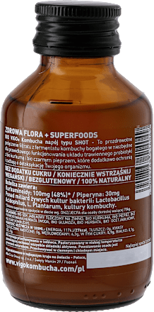 Kombucha BIO Probiotyk Detoks Shot VIGO