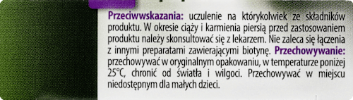 Suplement diety dla zdrowej wątroby z biotyną, tabletki HEPASLIMIN