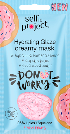 Gesichtsmaske Donut Worry Hydrating Glaze Wash-Off Mask Selfie Project