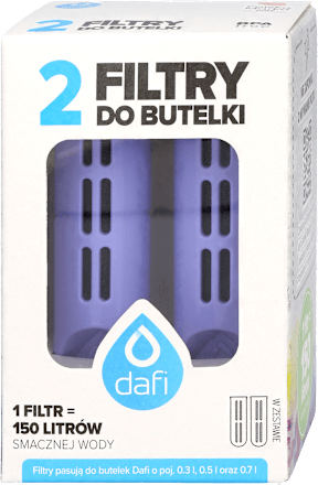 Filtry do wszystkich rodzajów butelek filtrujących Dafi Dafi