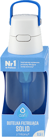 Butelka filtrująca Solid z filtrem 0,5l Dafi