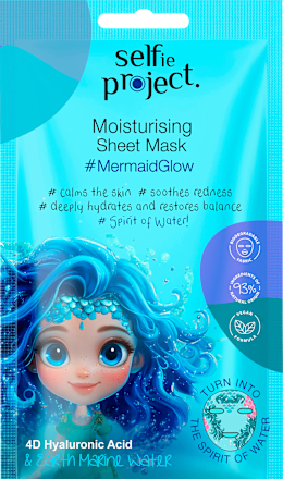 Tuchmaske Moisturizing Mermaid Glow Selfie Project