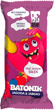 BeRAW Baton Jagoda Jabłko BeRaw