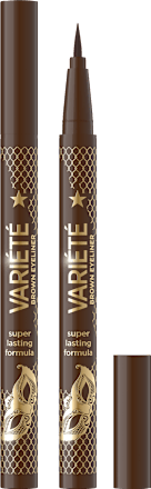 Variété Precyzyjny eyeliner w pisaku z pędzelkiem, brązowy EVELINE COSMETICS