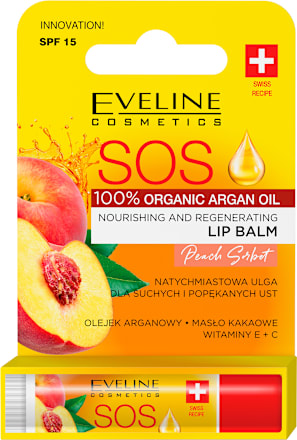 Pomadka ochronna sos peach spf15  EVELINE COSMETICS