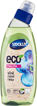eco tekutý čistič na toalety s vůní ranní rosy SIDOLUX