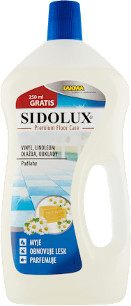 čistič na vinyl, linoleum, dlažbu, obklady  SIDOLUX
