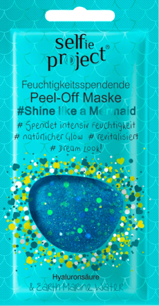 Maschera peel-off nutriente Shine like a Mermaid Selfie Project