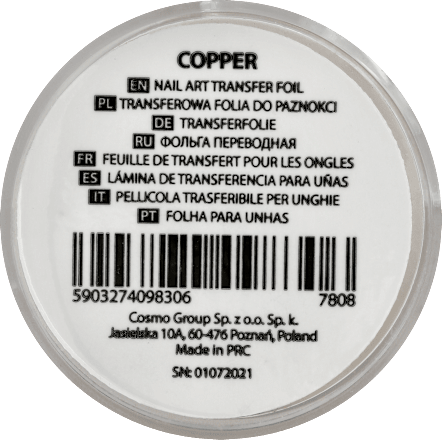 Folia transferowa - Transfer Foil - 04 Copper NÉONAIL
