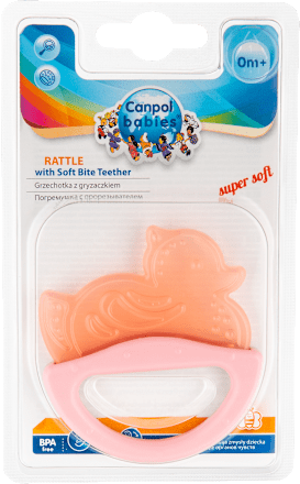 Чесалка дрънкалка, различни цветове/мотиви Canpol babies