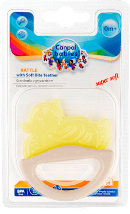 Чесалка дрънкалка, различни цветове/мотиви Canpol babies