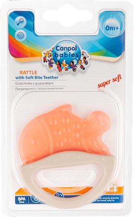 Чесалка дрънкалка, различни цветове/мотиви Canpol babies
