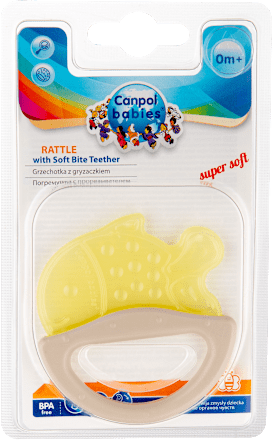 Чесалка дрънкалка, различни цветове/мотиви Canpol babies