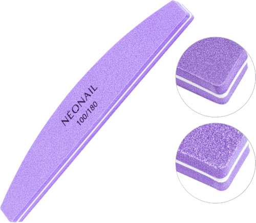 Polier Nagelfeile 100/180 Lila NÉONAIL