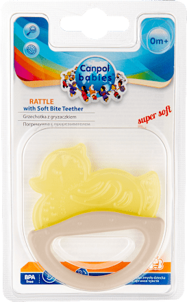 Чесалка дрънкалка, различни цветове/мотиви Canpol babies