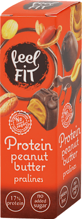 Proteínové pralinky z arašidového masla  feel FIT