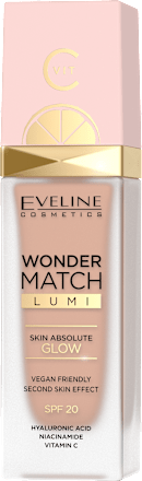 Tekoča podlaga Wonder Match Lumi, 20 Nude EVELINE COSMETICS