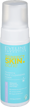 Pena za čiščenje obraza z mikropilingom PERFECT SKIN. acne EVELINE COSMETICS