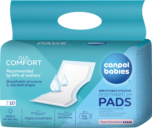 Дамски следродилни хигиенни превръзки Canpol babies