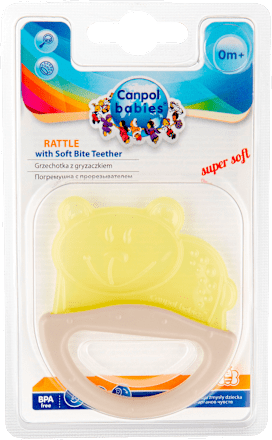 Чесалка дрънкалка, различни цветове/мотиви Canpol babies