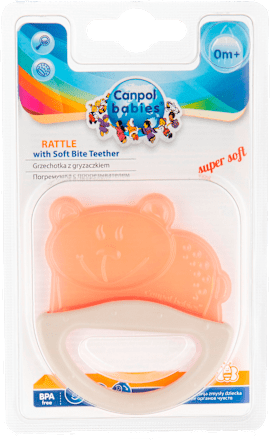 Чесалка дрънкалка, различни цветове/мотиви Canpol babies