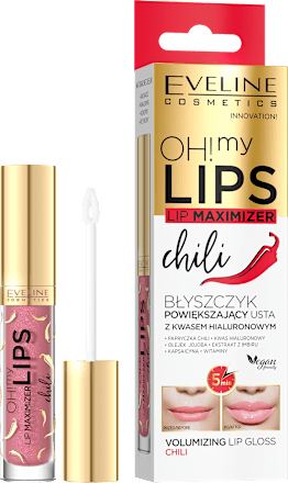Błyszczyk do ust Oh My Lips Lip Maximizer Chili  EVELINE COSMETICS