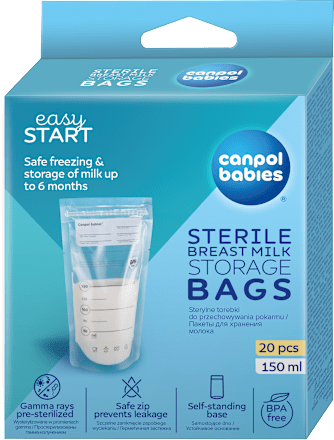 Торбички за съхранение на кърма Canpol babies